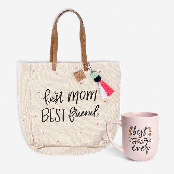 Eccolo Handbags - NEW! Mom Tote and Coffee Mug Gift Set